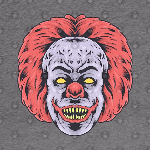 Crazy Evil Clown by haloakuadit